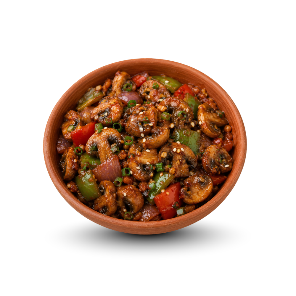 Chilly Mushroom Dry